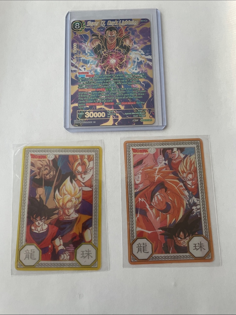 Dragon Ball Z Card Lot - 113 cards total